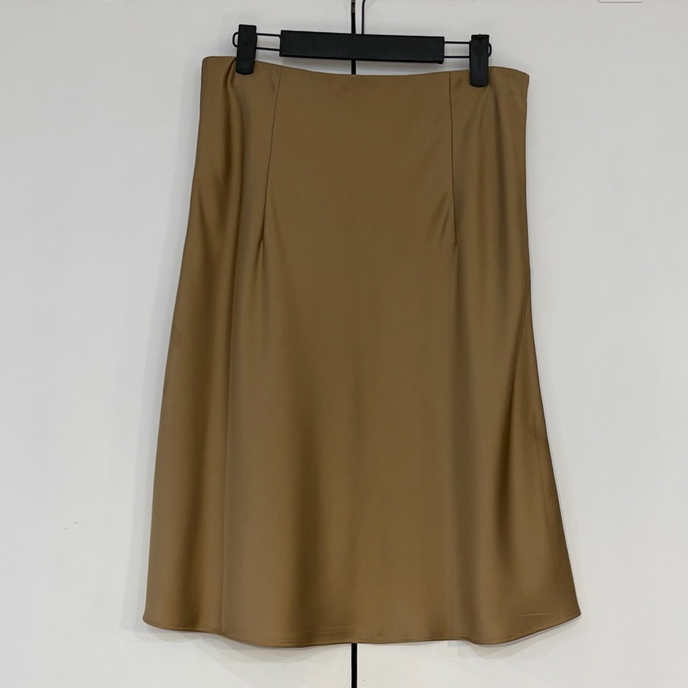 J. Crew Classic Tan A-Line Skirt